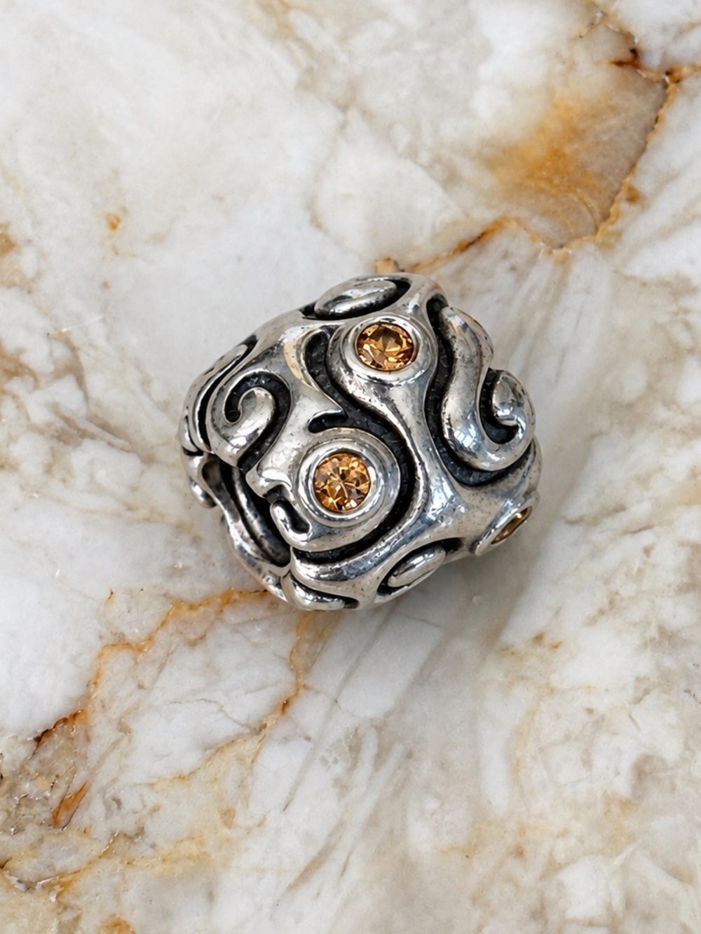 Pandora ALE 25 Sterling Silver Large Daydream Charm Bead